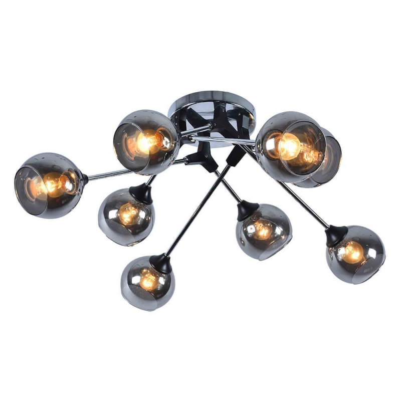 Потолочная люстра Seven Fires Ширли SF3308/8C-MBK-CR