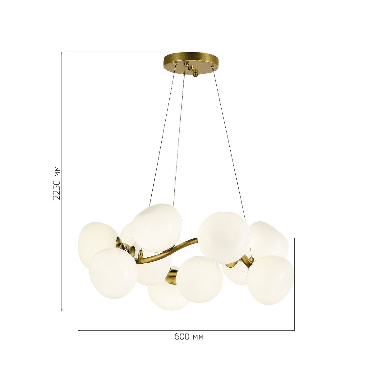 Подвесная люстра ST Luce Sweven SL1519.303.12