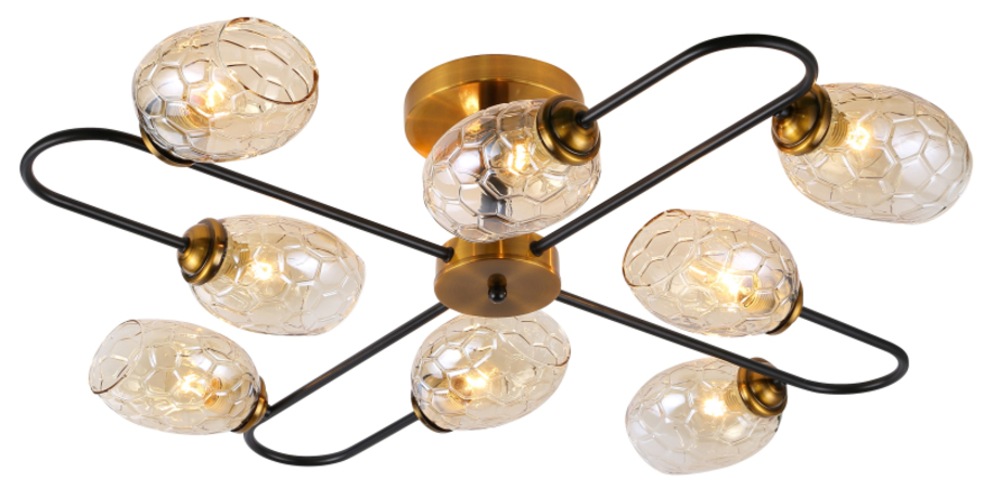 Люстра на штанге Rivoli Moonless 3126-308 Б0054857