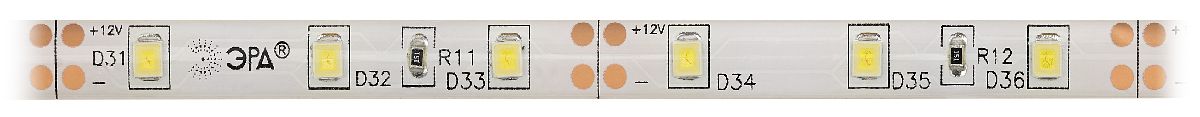 Светодиодная лента Эра 12В 2835 4,8Вт/м 3000K 5м IP65 LS2835-60LED-IP65-WW-eco-5m Б0035592