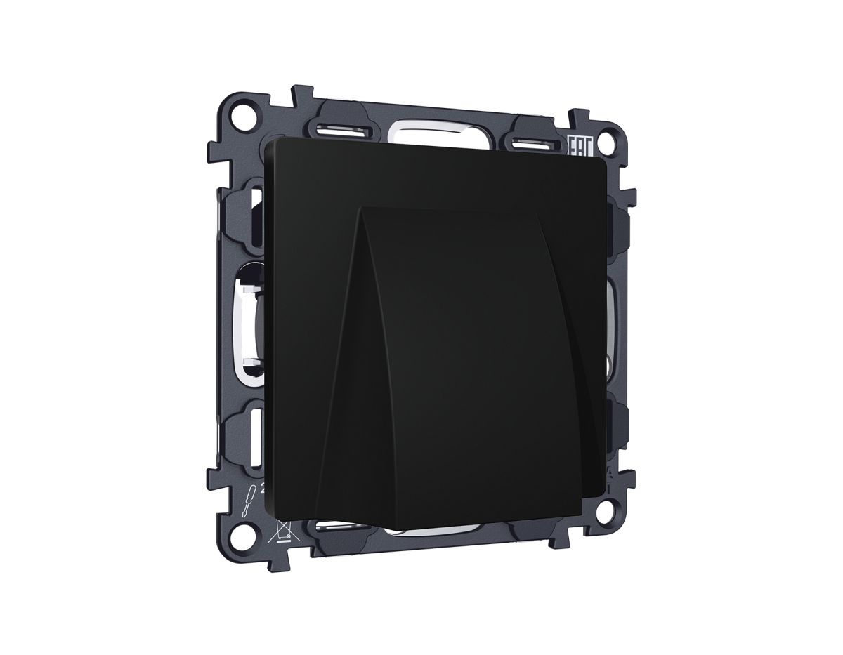 Комплект вывода кабеля с фиксатором Alfa Черный матовый Quant Ambrella Volt MA815810 (AP8158, VM238)