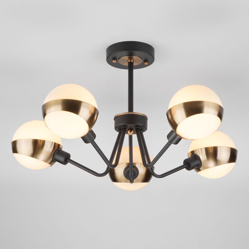 Потолочная люстра Eurosvet Jasper 70093/5 черный