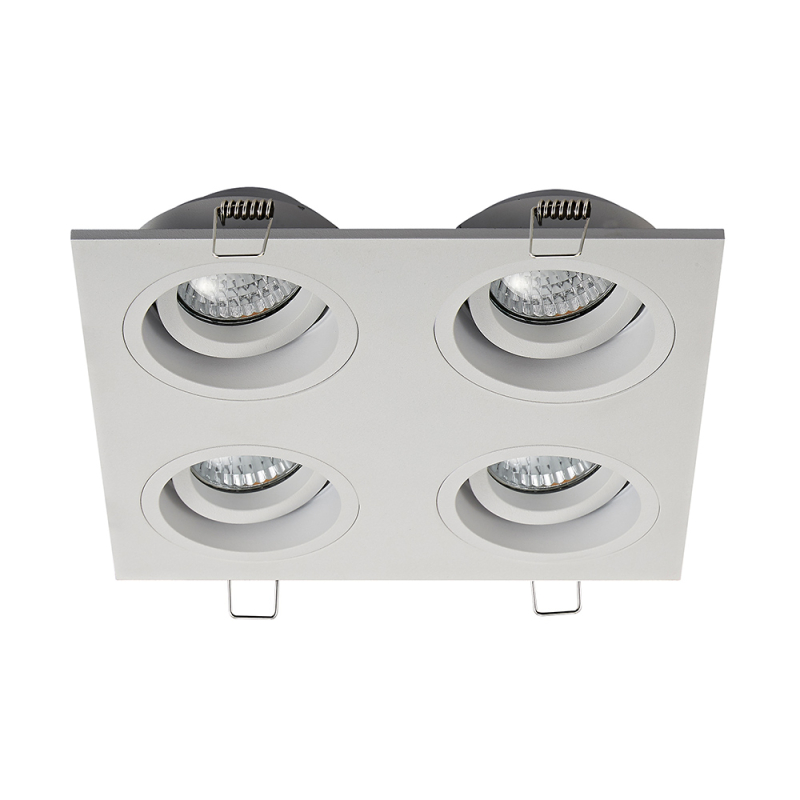 Встраиваемый светильник Zumaline CHUCK DL4 SQUARE 20069-WH