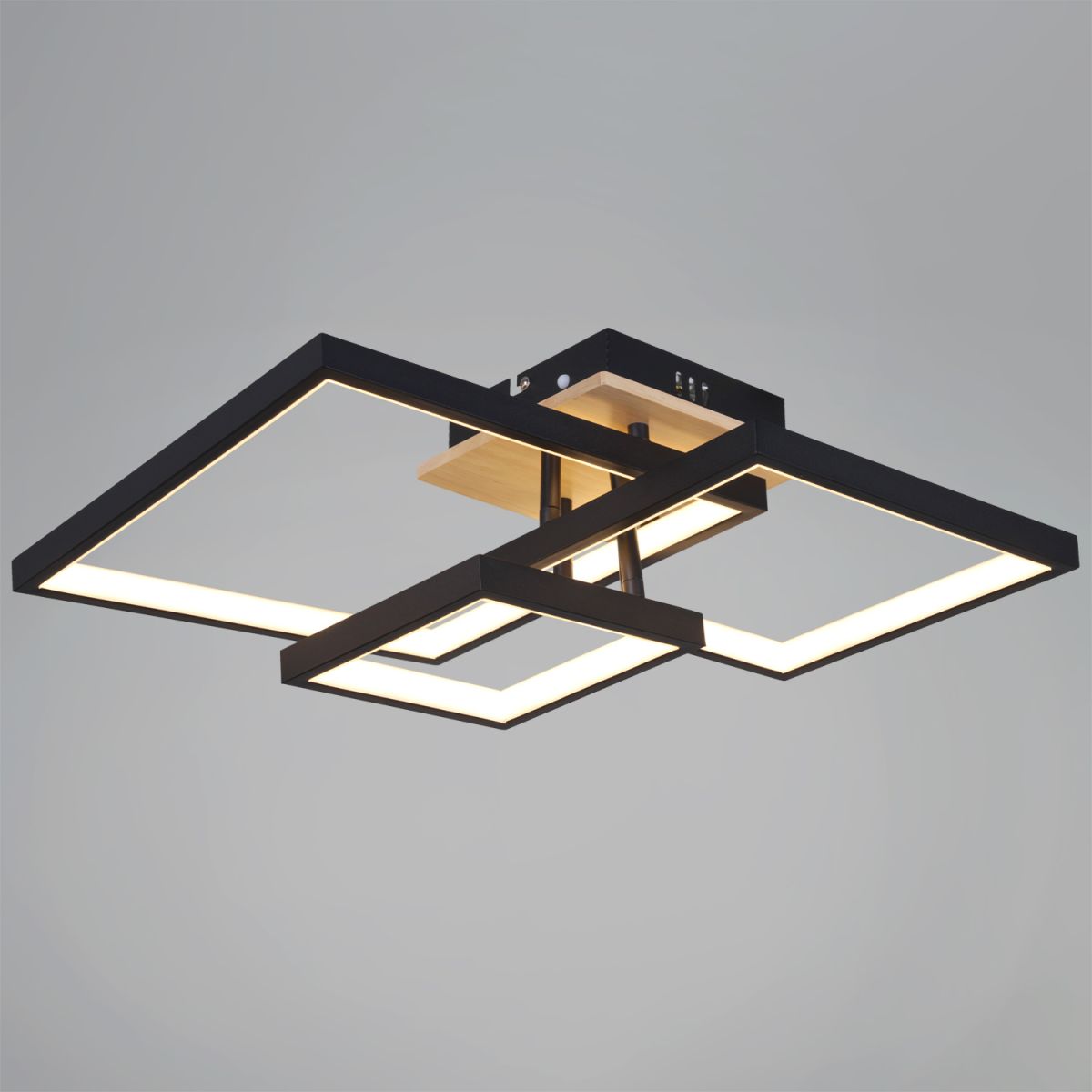 Потолочный светильник Reluce 98560-0.3-03 BK+WOOD