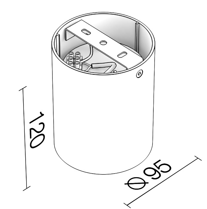 Накладной светильник LeDron HDL5600 White 00000013710