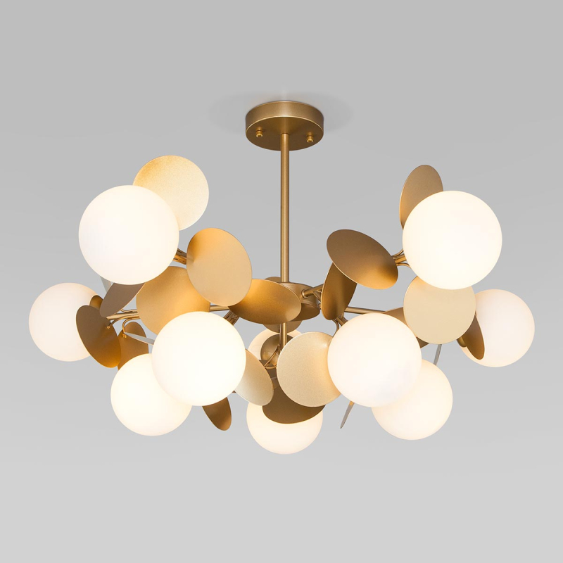 Потолочная люстра Eurosvet Matisse 70134/10 перламутровое золото Smart (70124/10)