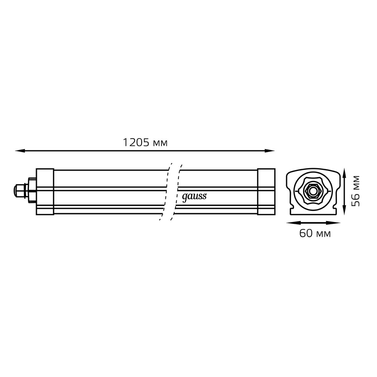 Линейный светильник Gauss Universal 843425236A