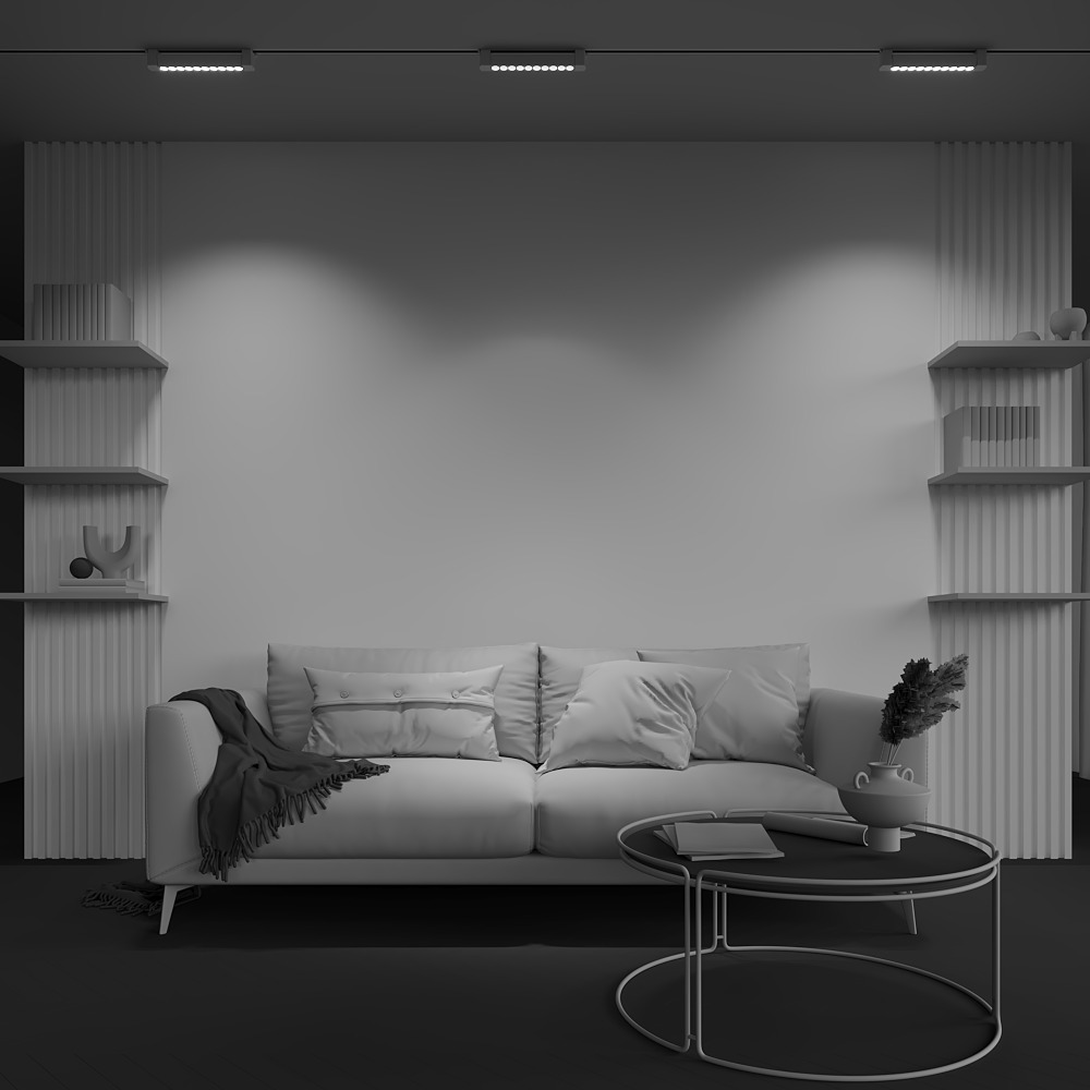 Трековый однофазный светильник Maytoni Points Rot TR010-1-10W3K-M-W