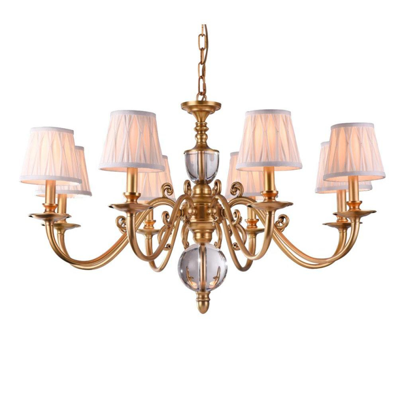 Подвесная люстра Newport 31008/C antique brass