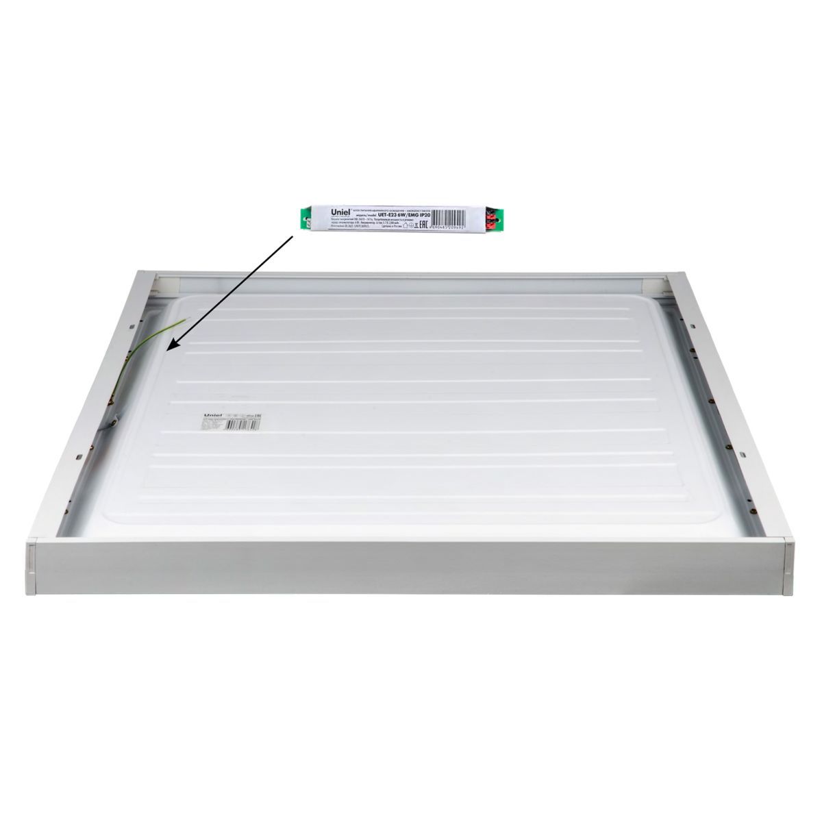 Блок аварийного питания для светодиодных панелей PREMIUM+ Uniel UET-E23 6W/EMG IP20 UL-00013470