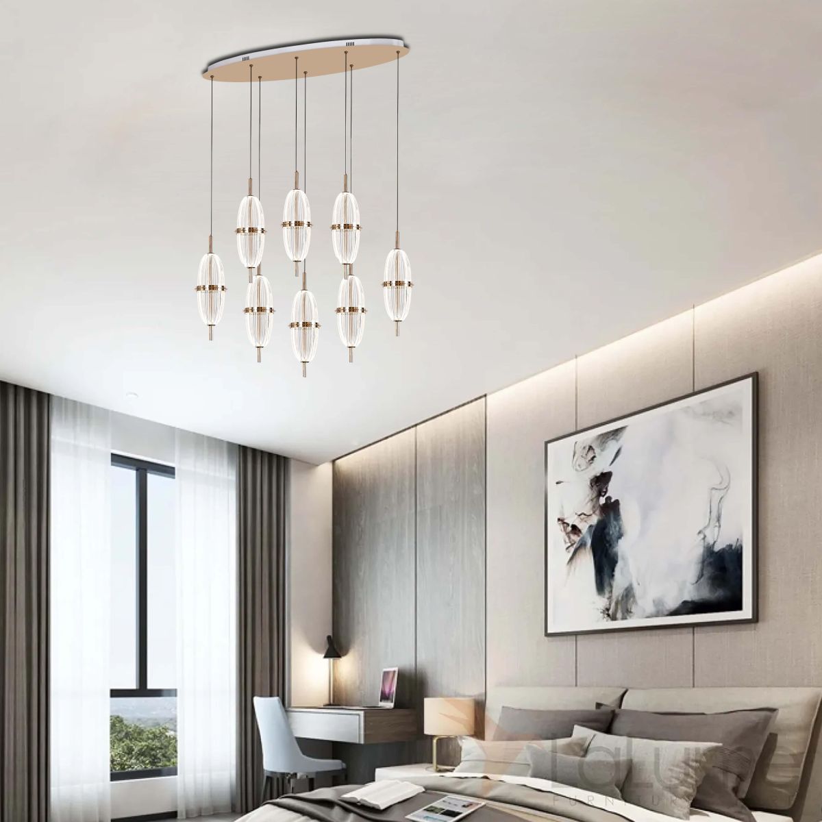 Каскадная люстра Alfa Light F2524-07