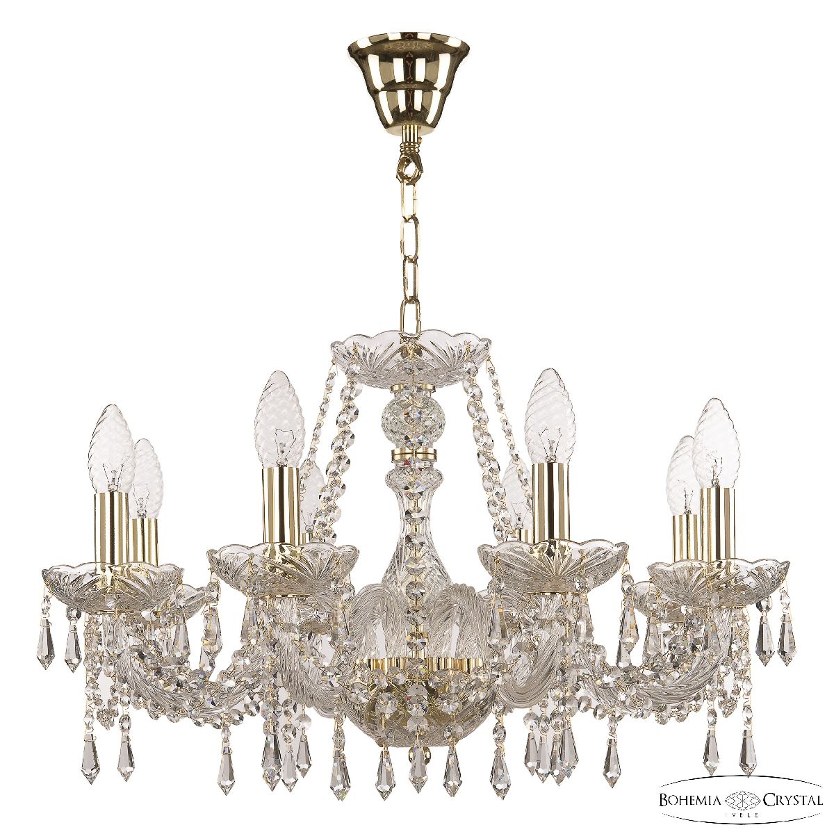 Подвесная люстра Bohemia Ivele Crystal 104/8/195 G