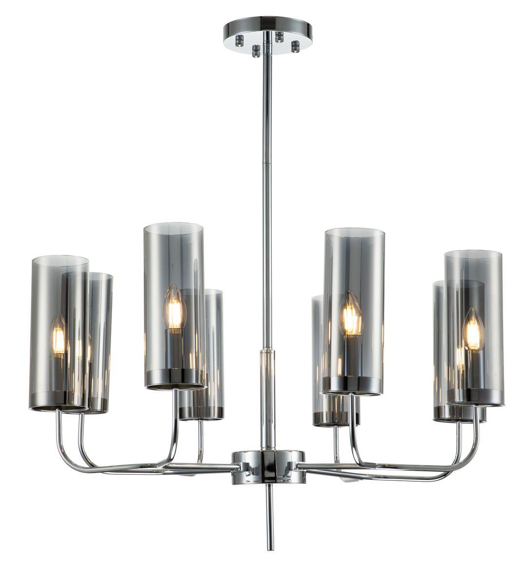 Люстра на штанге Indigo Balletto 13014/8R Chrome V000258