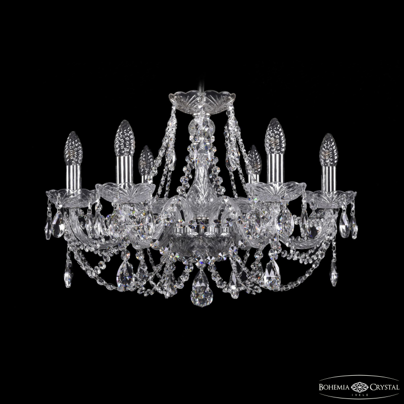 Подвесная люстра Bohemia Ivele Crystal 1406/6/195 Ni