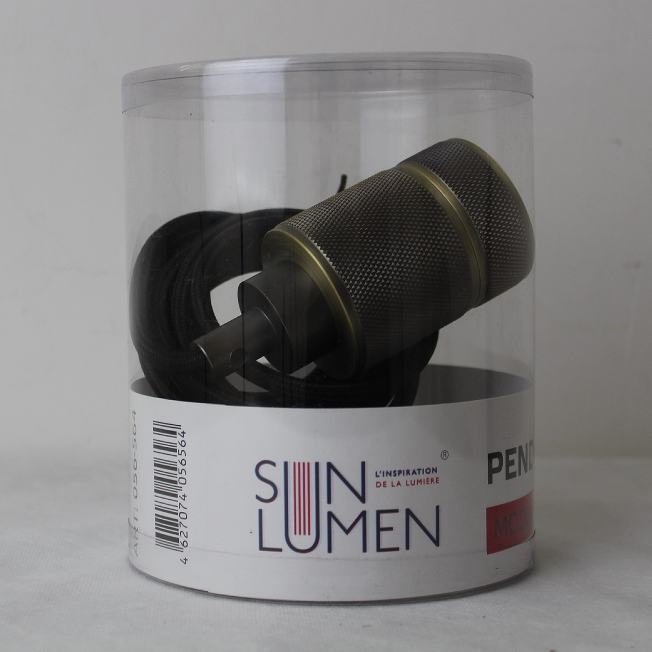 Ретро патрон с подвесом E27 Бронза Sun Lumen 056-564