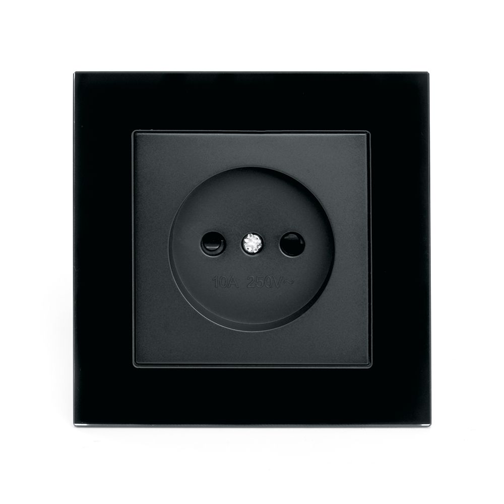 Розетка 1-местная б/з с защитной шторкой Stekker Катрин 39512