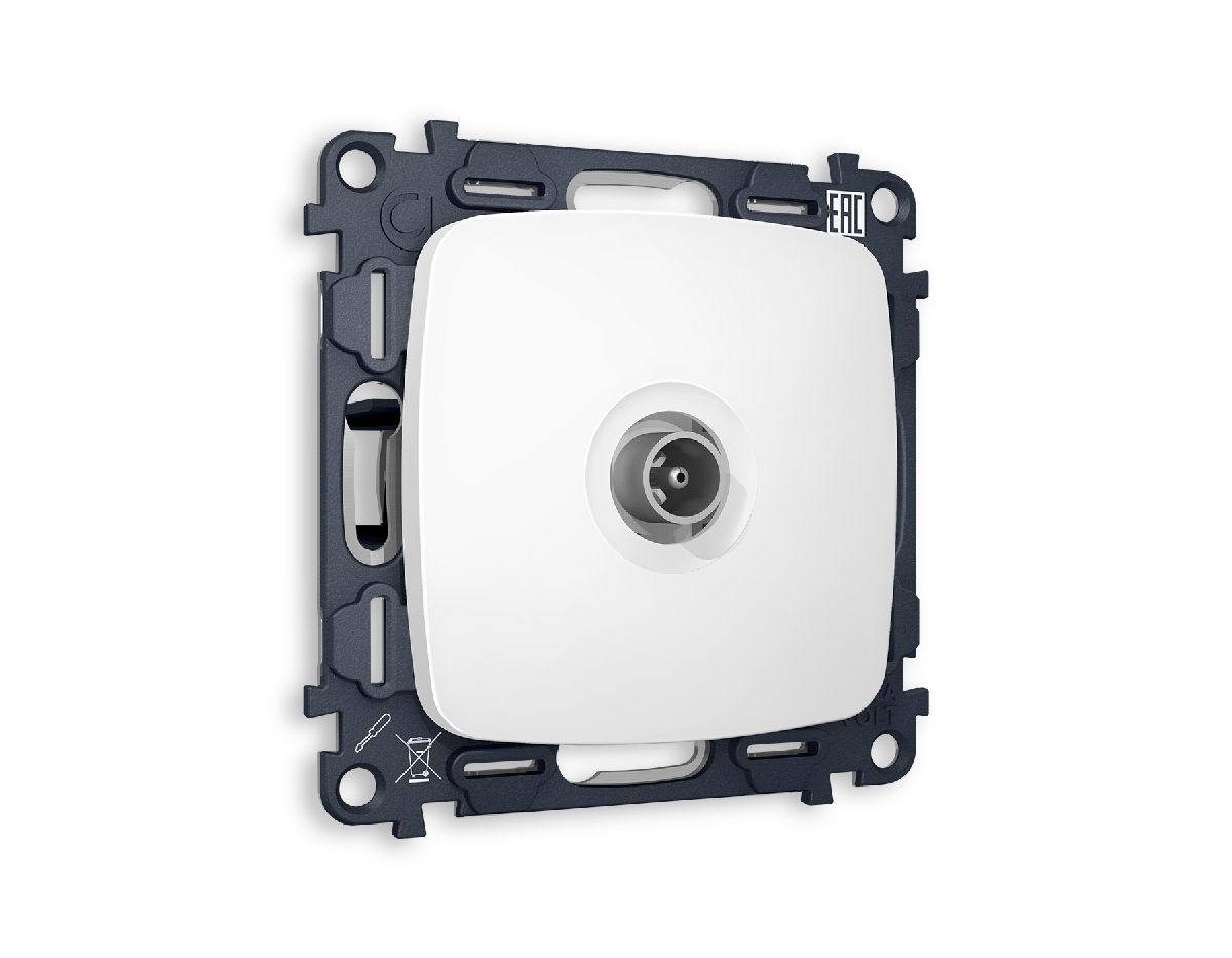 Комплект механизма TV розетки оконечной 50-870 MHz 1dB Ambrella Volt Omega MO133010