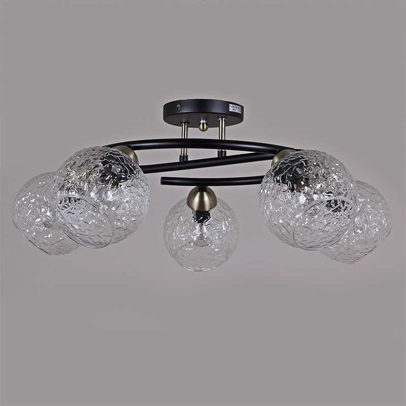 Люстра на штанге Illumico IL0296-5CSQ-79 BK AB