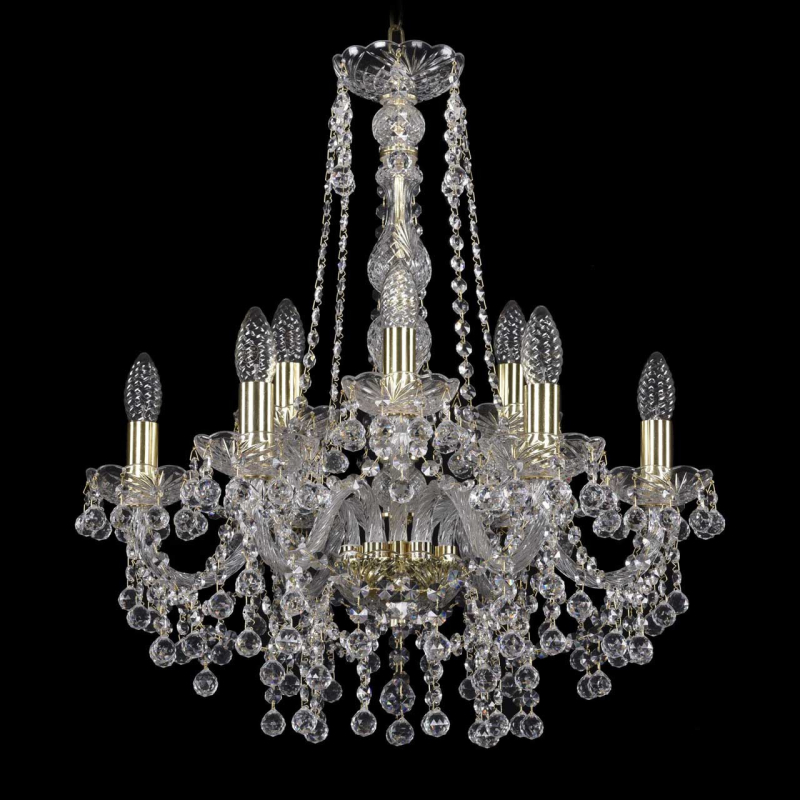 Подвесная люстра Bohemia Ivele 1409/6+3/195/h-63/G