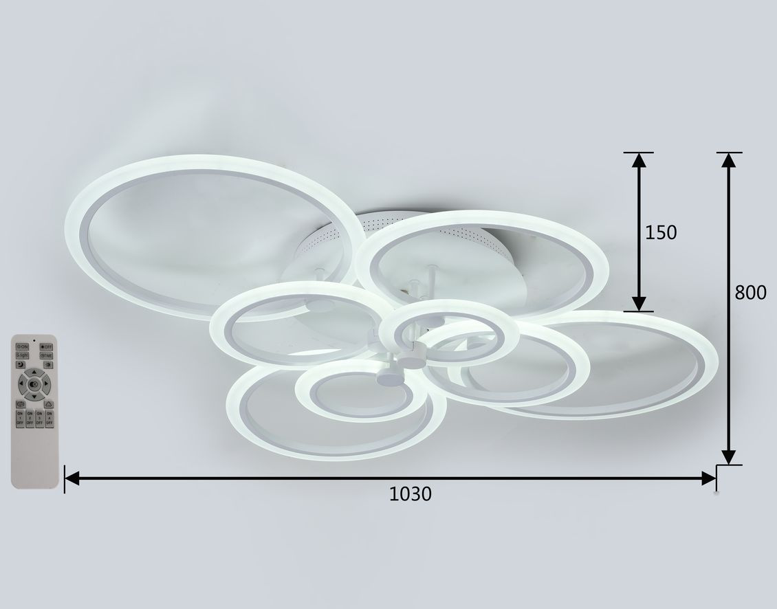 Потолочная светодиодная люстра F-Promo Cosmo 2290-8U