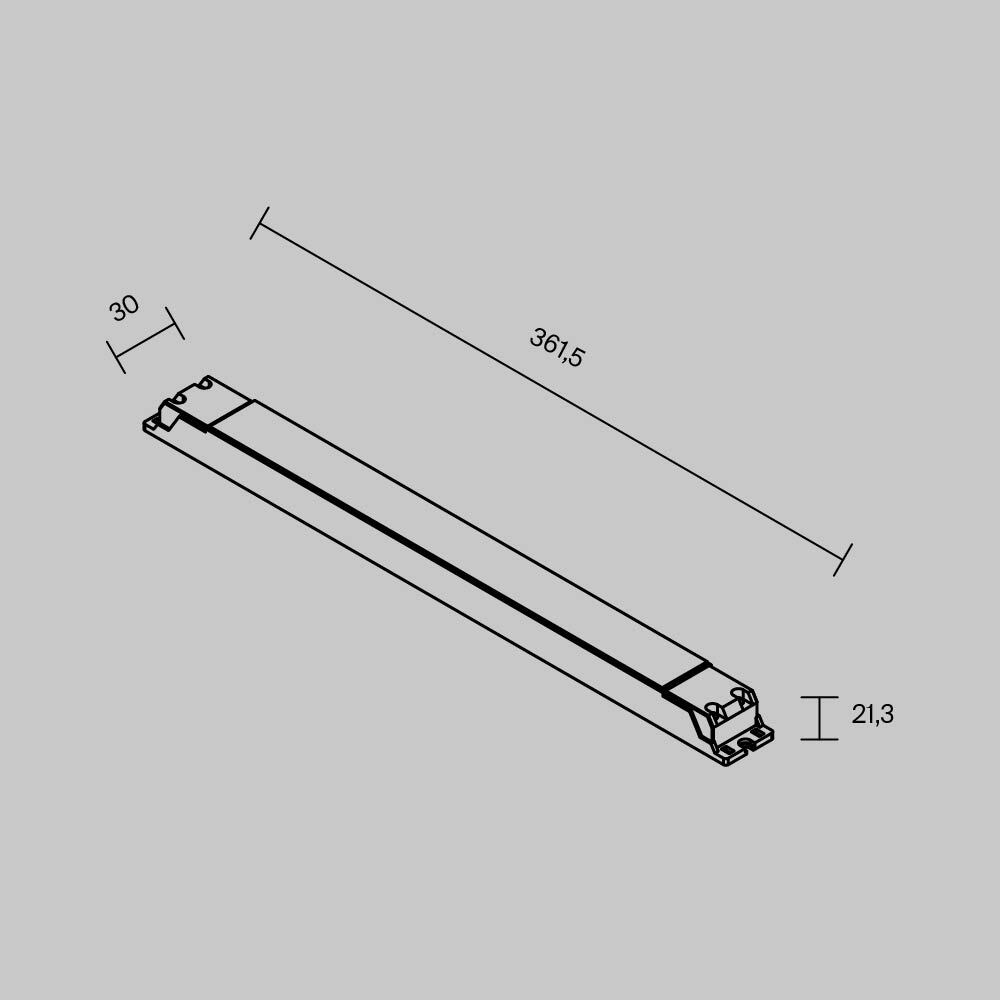 Блок питания Maytoni Dali 60Вт DC24В IP20 725006