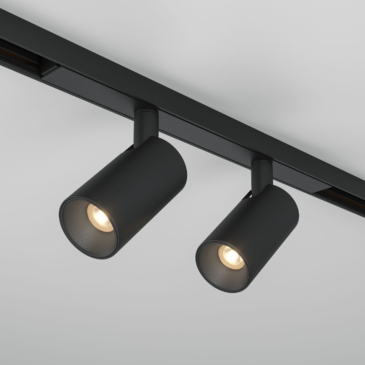 Трековый магнитный светильник Maytoni Focus Duo TR176-1-2X5WTW-M-B