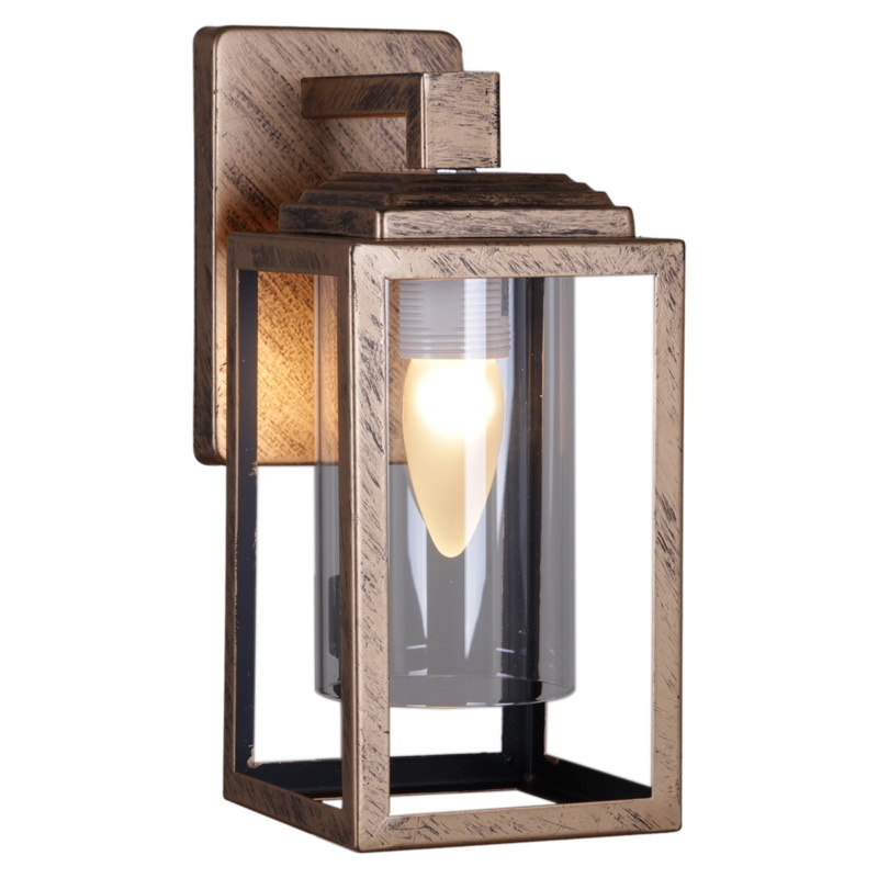 Уличный настенный светильник Reluce 08289-9.2-001U BKG