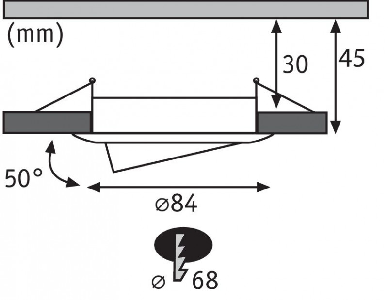 Встраиваемый светильник Paulmann 92962