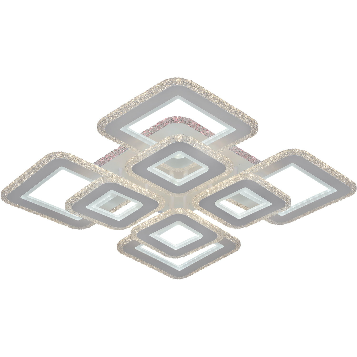 Потолочная люстра Reluce 08430-0.3-4+4B WH (RGB)