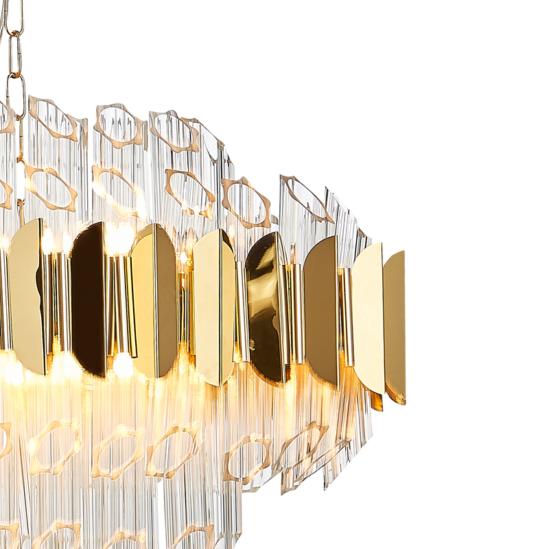 Подвесная люстра Natali Kovaltseva RIVERA 81443/14C GOLD