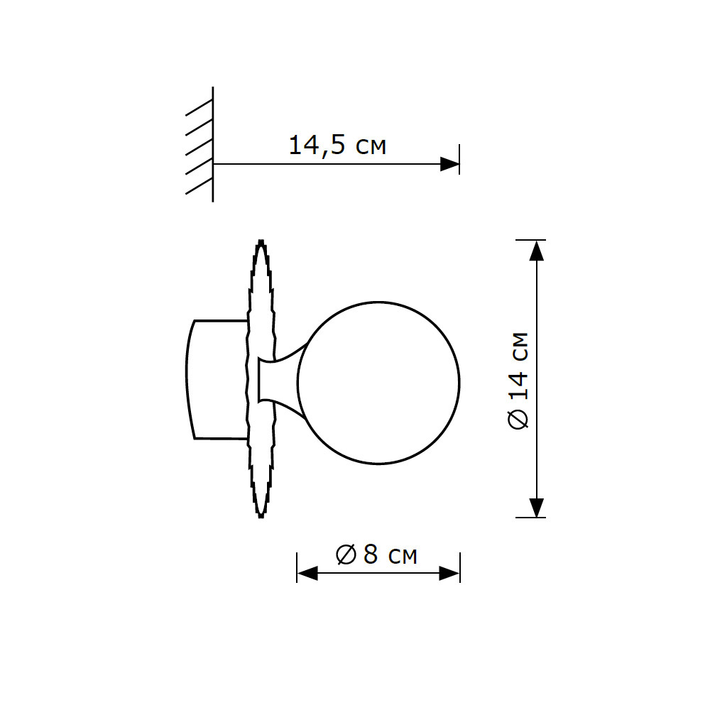 Настенно-потолочный светильник LightHall Pearl LH012139