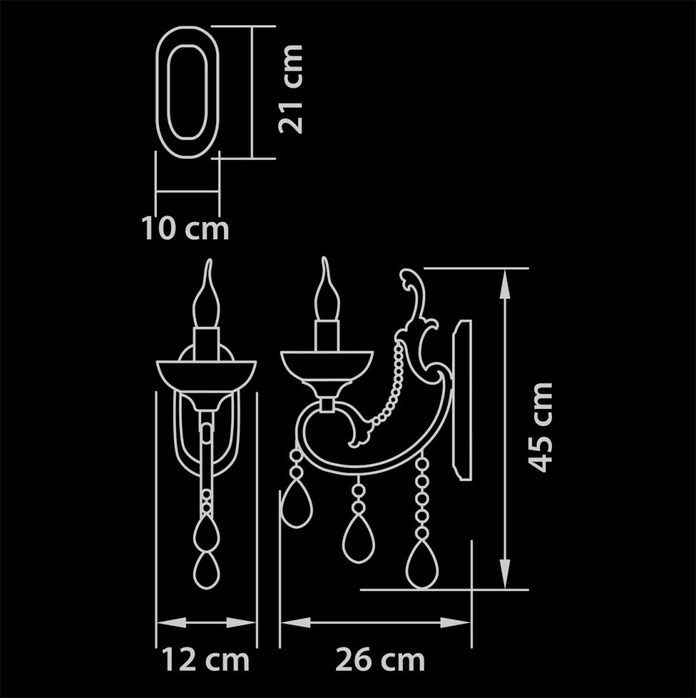 Бра Osgona Pesante 707614