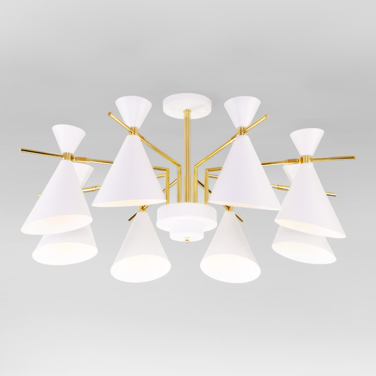 Люстра на штанге Eurosvet 70114/8 белый Smart a047643