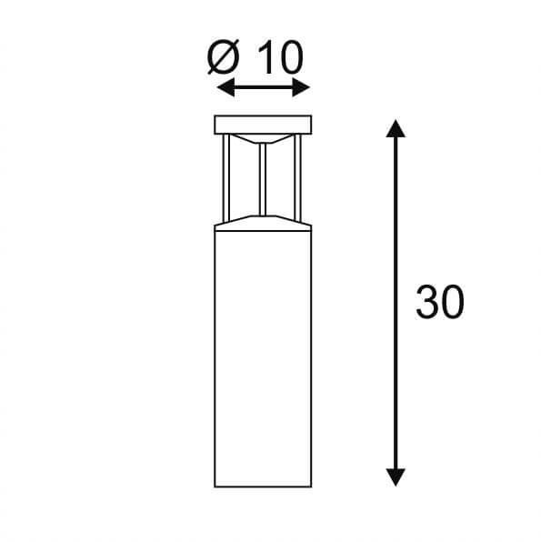 Уличный светодиодный светильник SLV Trust Led 60 228110