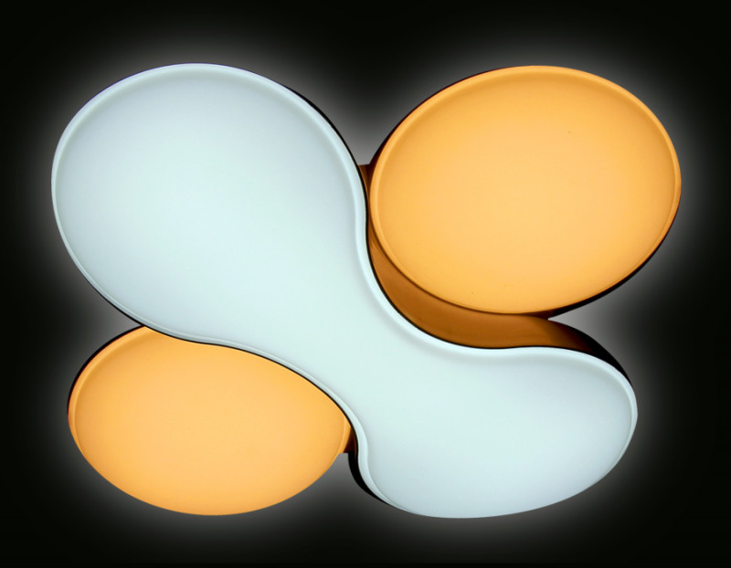 Накладная люстра Ambrella Light FG1055/1 WH 52W D360*360