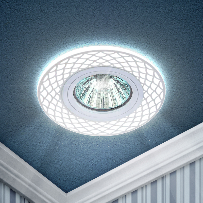 Встраиваемый светильник Эра DK LD40 WH/WH /1 Б0048937