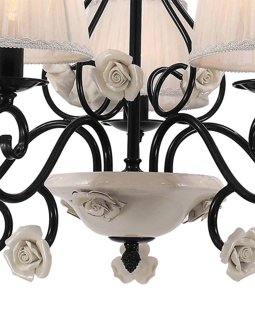 Подвесная люстра Lumien Hall Летисия H17079/5GBK