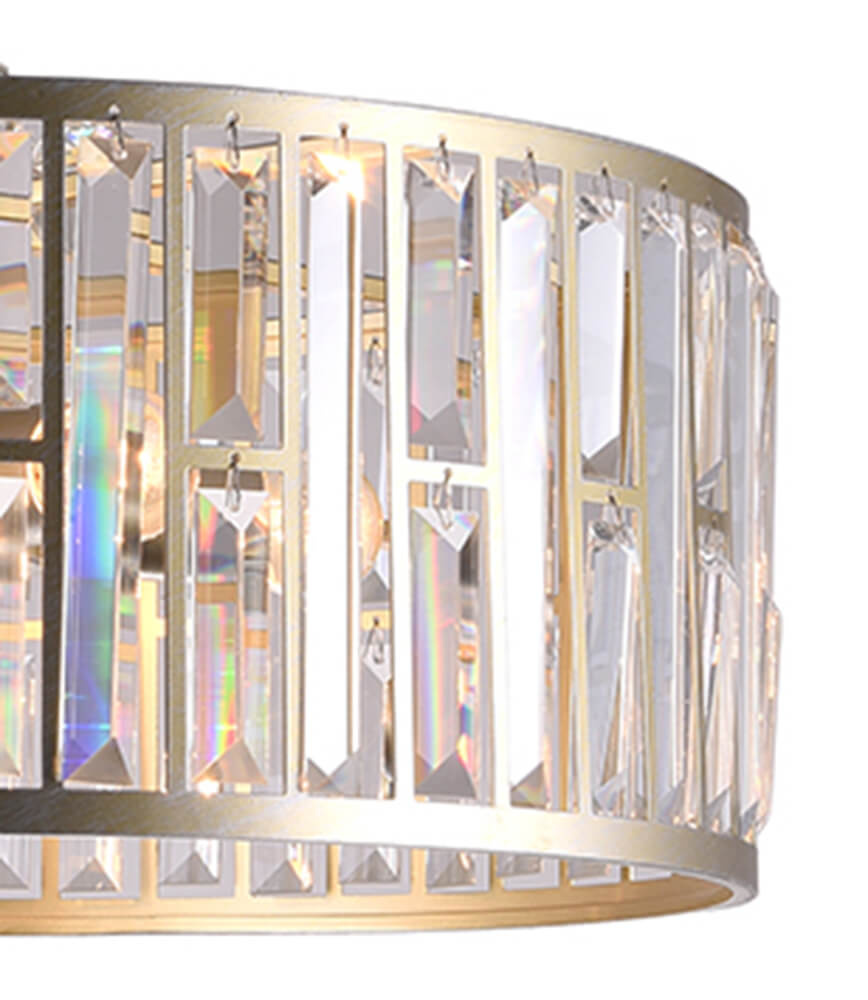 Подвесная люстра Lumien Hall Кароль 0003/5P-SRGD-CL