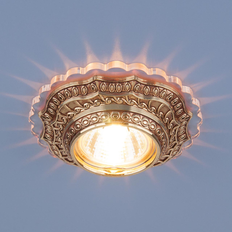 Встраиваемый светильник Elektrostandard 6027 MR16 GD золото 4690389056567