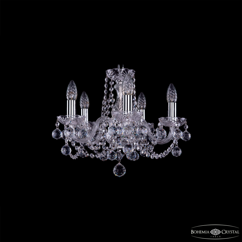 Подвесная люстра Bohemia Ivele Crystal 1402/5/141 Ni Balls