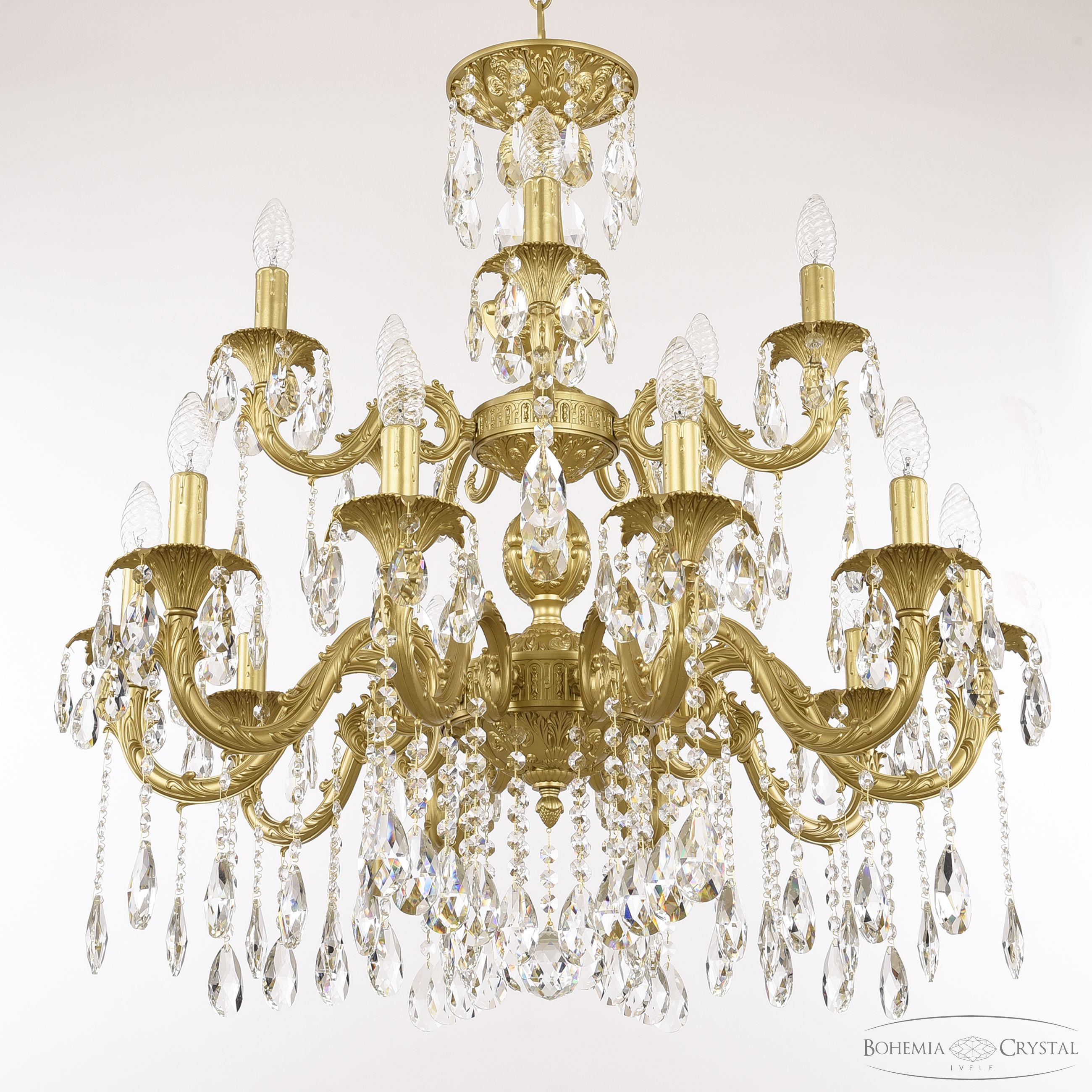 Подвесная люстра Bohemia Ivele Crystal AL79101/10+5/250/2D A AG