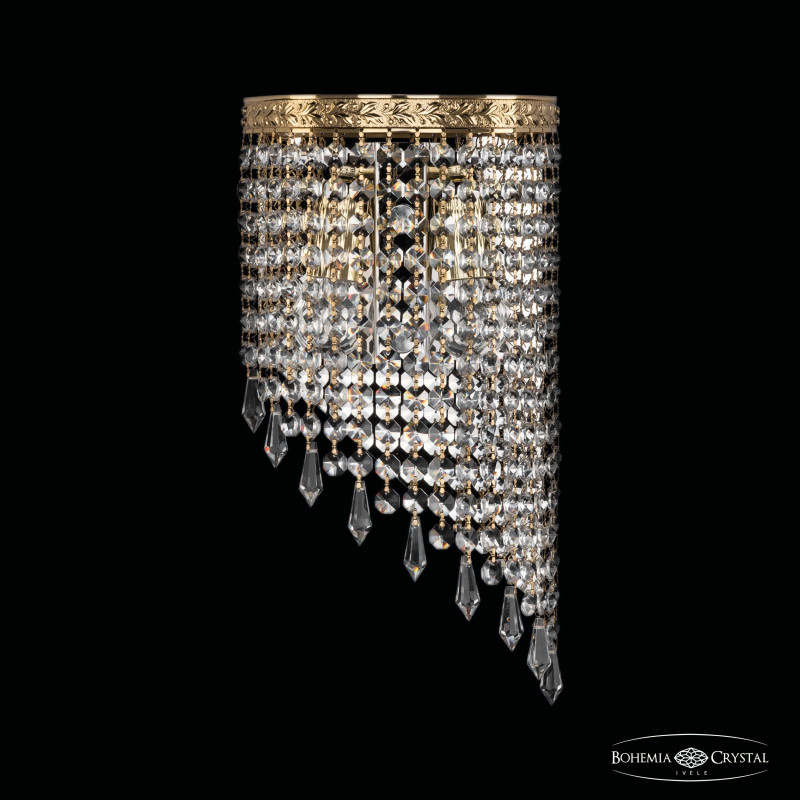 Хрустальное бра Bohemia Ivele Crystal 83401BR/18IV-34 G Drops