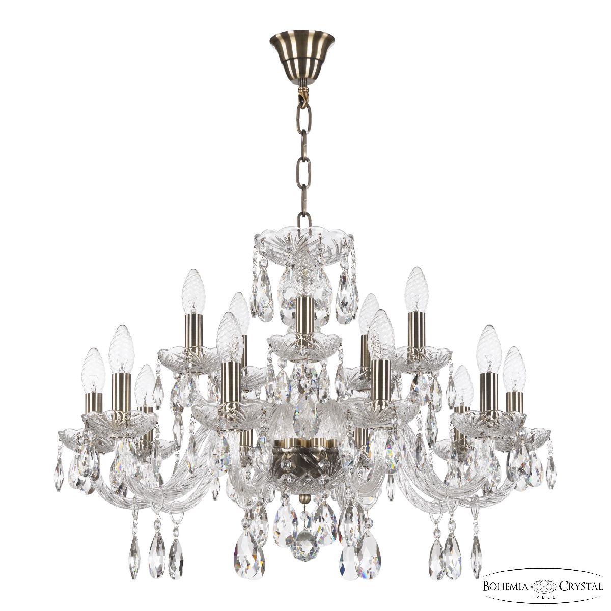 Подвесная люстра Bohemia Ivele Crystal 117/10+5/240 Pa