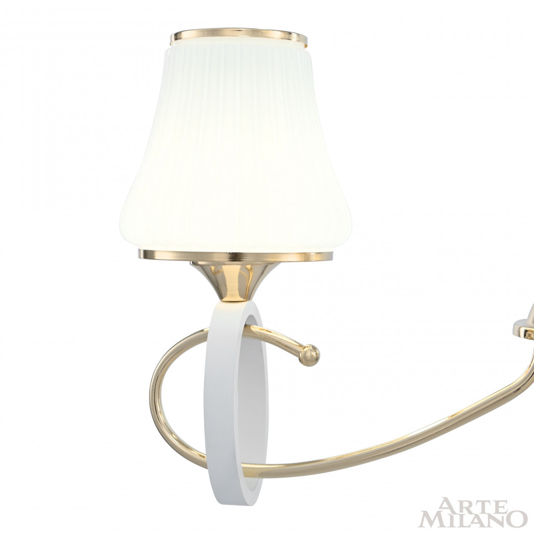Подвесная люстра Arte Milano Florentia-2387 302387/3 Wh/Gd