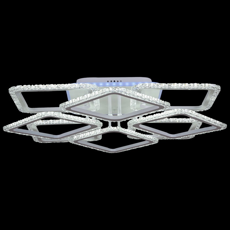 Потолочная люстра Reluce 08869-0.3-4+4C WH (RGB)