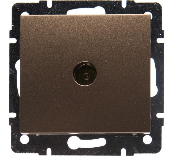 Розетка ТВ проходная Lezard Rain 703-3188-129