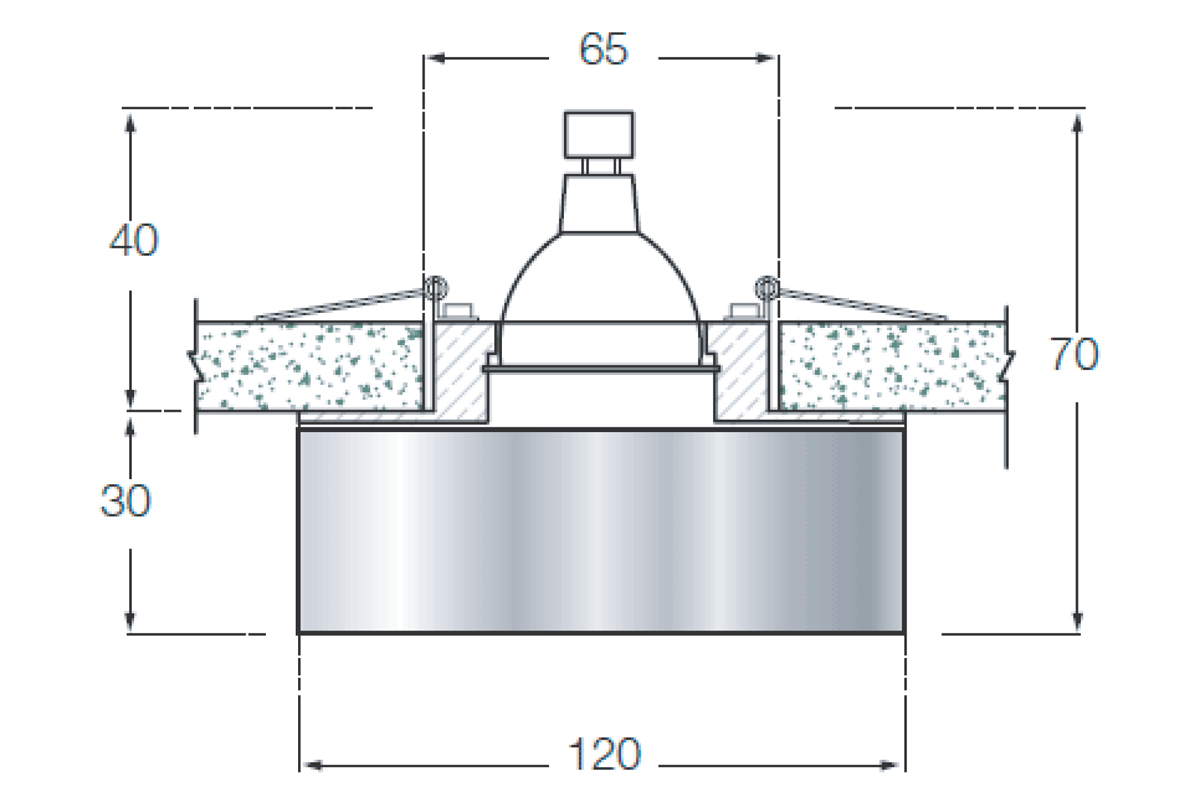 Встраиваемый светильник Donolux Downlight DL015AS