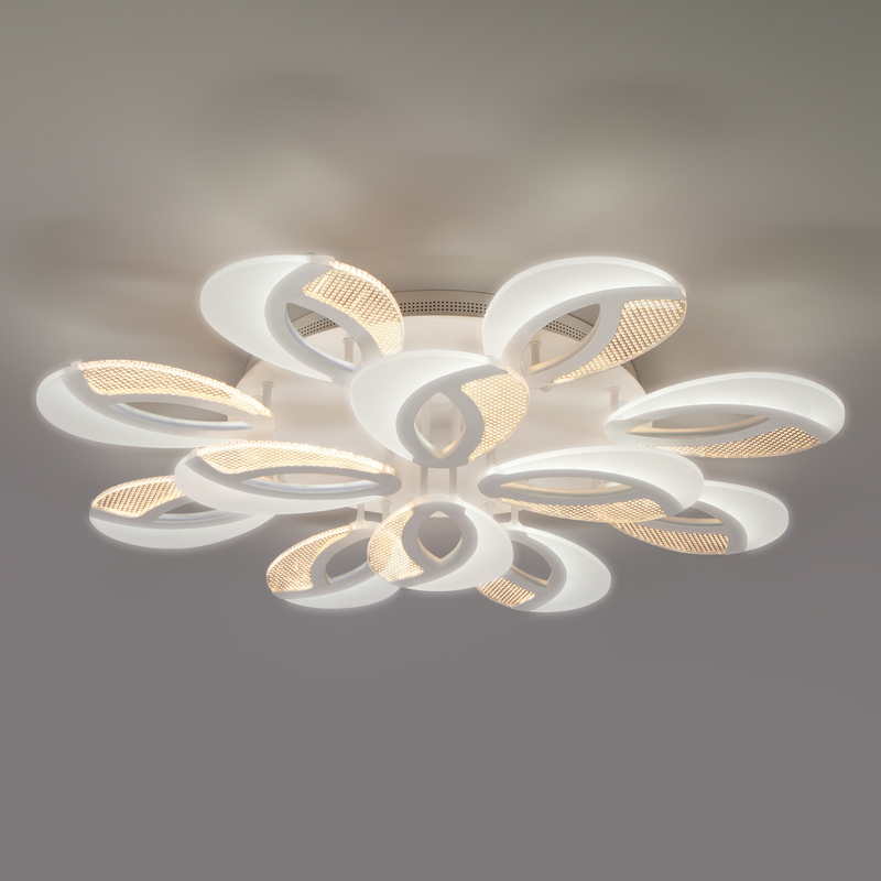 Потолочный светодиодный светильник Eurosvet Flake 90140/12 белый