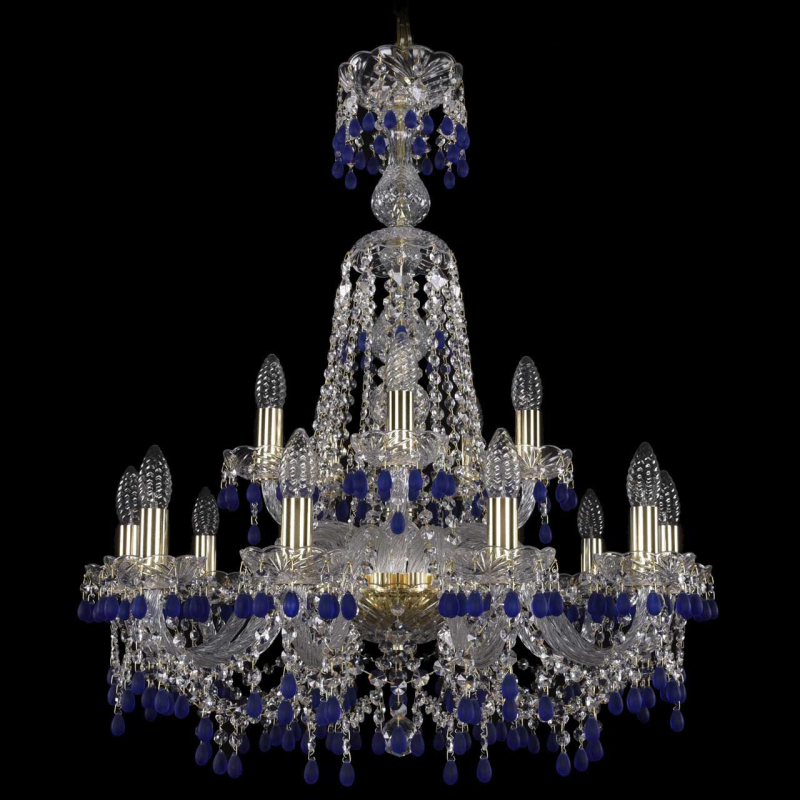 Подвесная люстра Bohemia Ivele 1410/10+5/240/XL-80/G/V3001