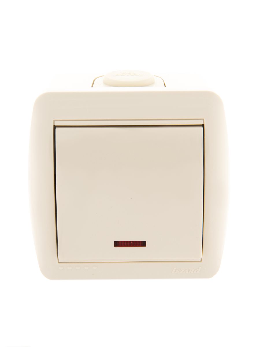 Выключатель с подсветкой Lezard Nata 710-0300-111